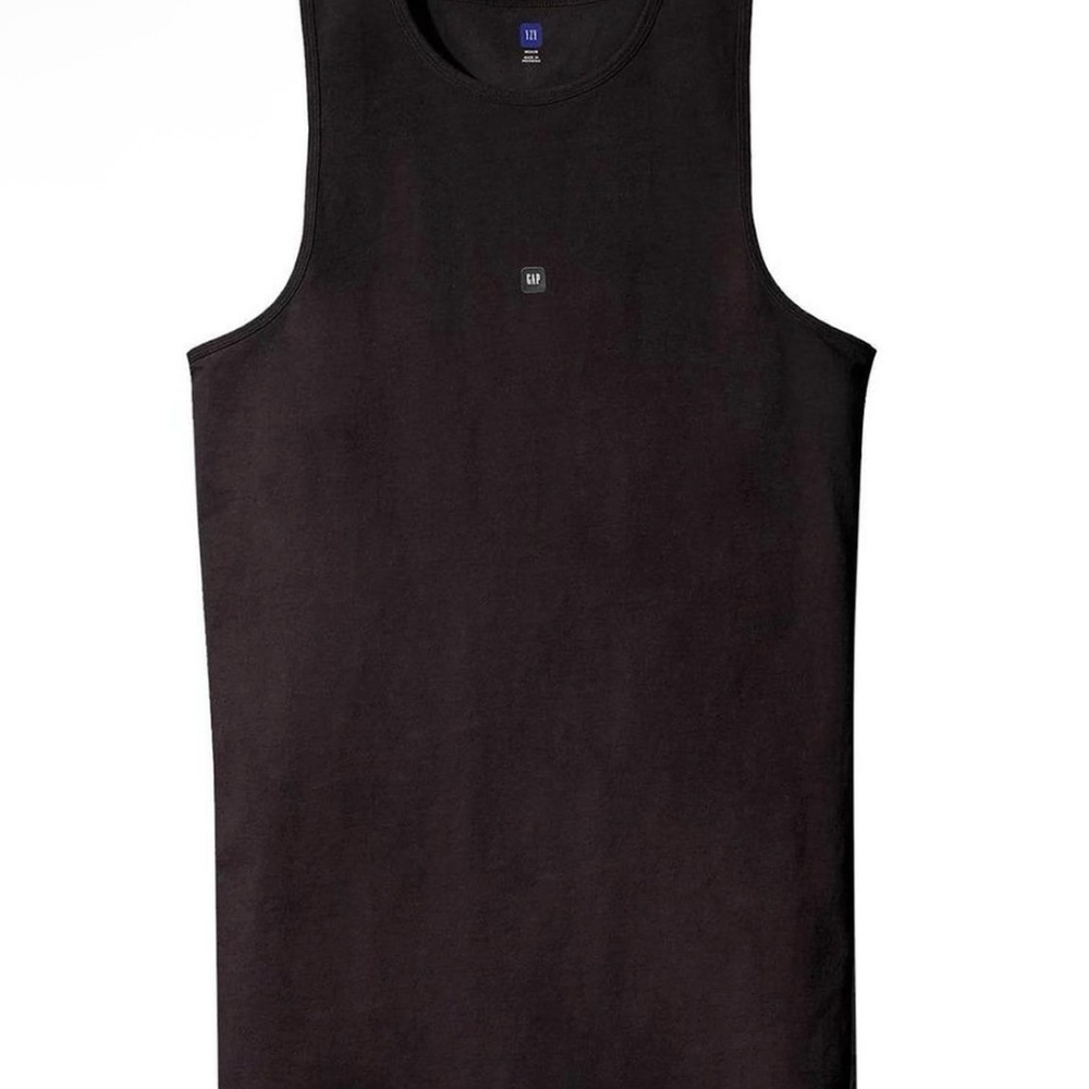NEW YEEZY GAP Men's Black Logo Tank Top Size Large